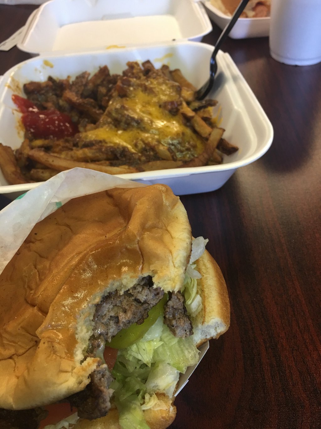 Burger and Fries